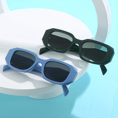 Rectangle Sunglasses Casual Gradient Glasses UV400