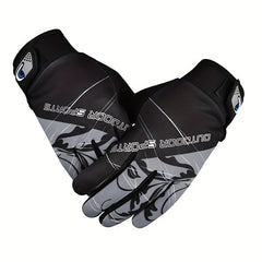 Full Finger Cycling Gloves Breathable Non-slip Mountain Bike Motorcycle Gloves