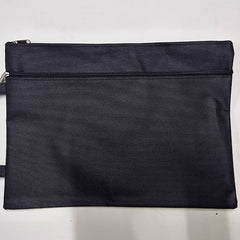 Double Layer Zipper Bag Document Bag Office Portable Storage