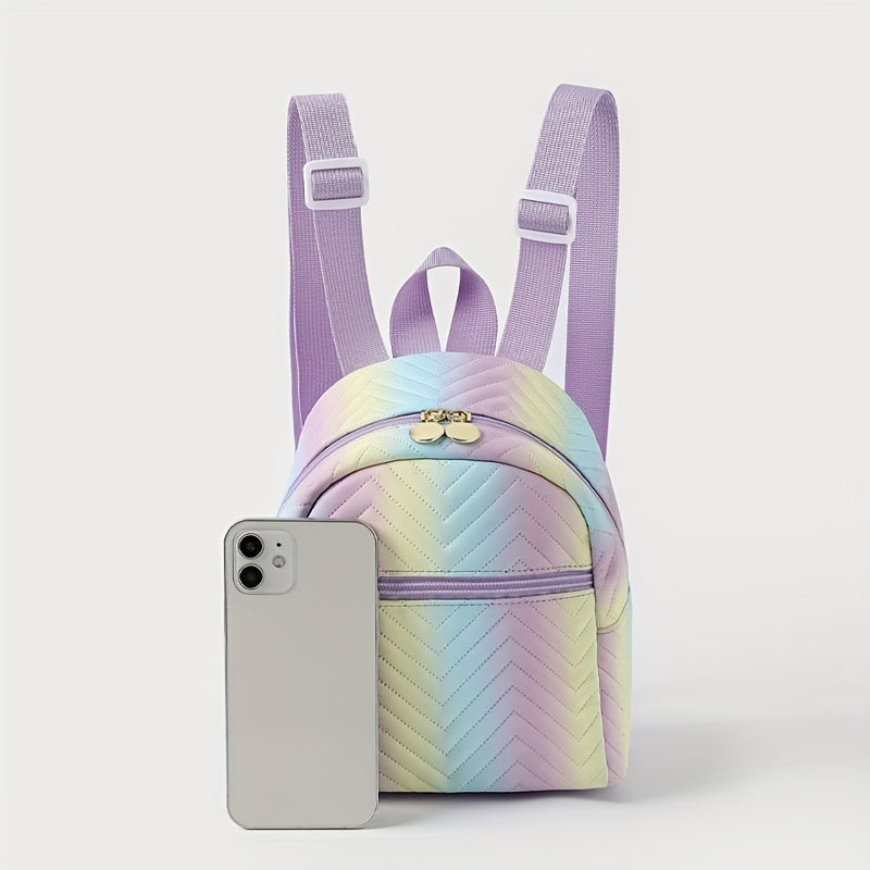 Kids Gradient Quilted Backpack