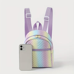 Kids Gradient Quilted Backpack