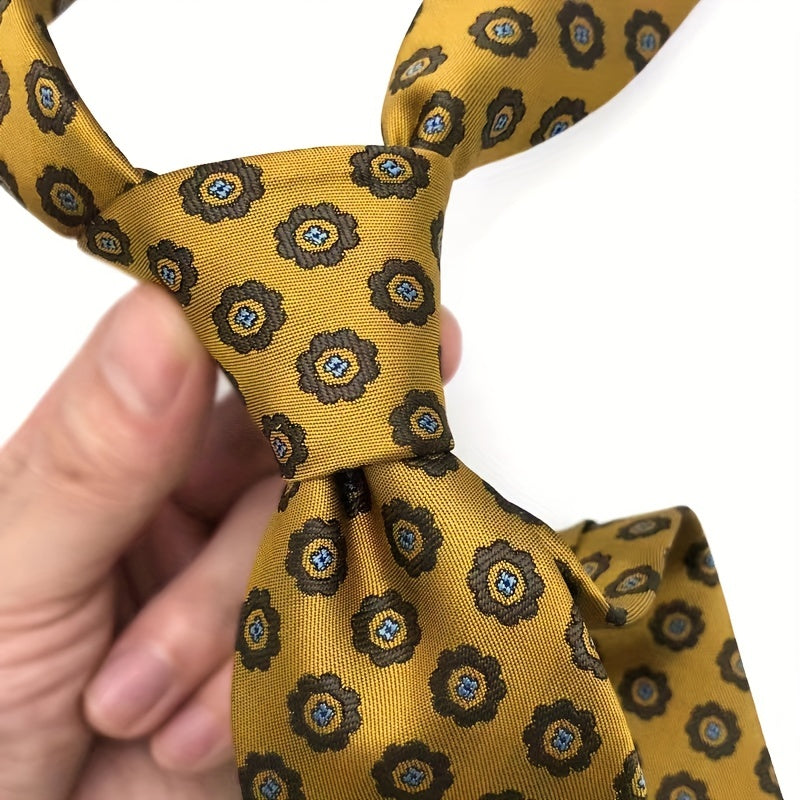 Vintage Green Paisley Floral Necktie Wedding Tie