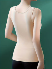 Women's Sleeveless Padded Thermal Tank Top