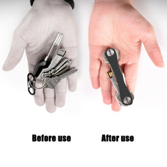Compact Smartly Keyholder Aluminum Alloy KeyHolder Key Organize Clip