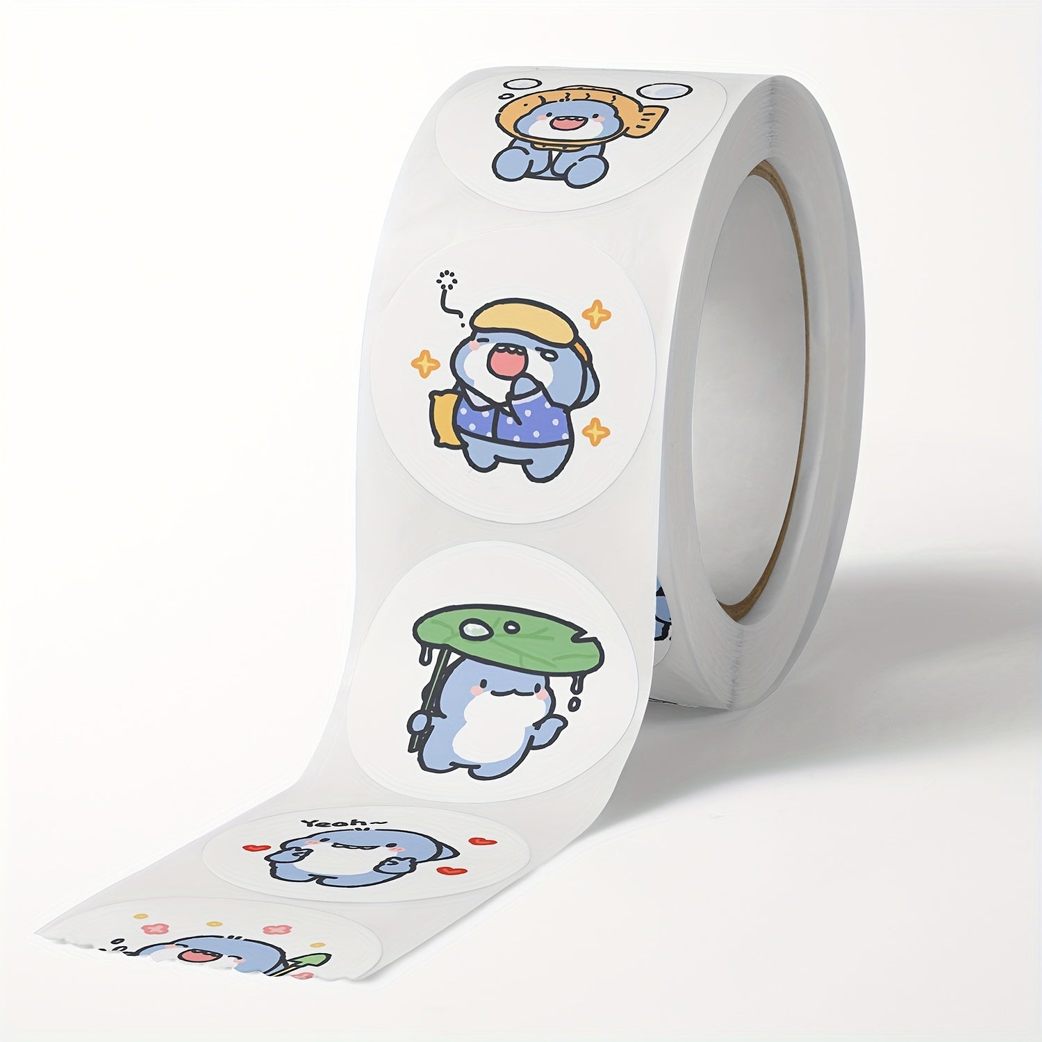 500pcs Milk Dragon Rewards Stickers Encouragement Labels