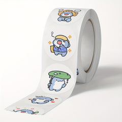 500pcs Milk Dragon Rewards Stickers Encouragement Labels
