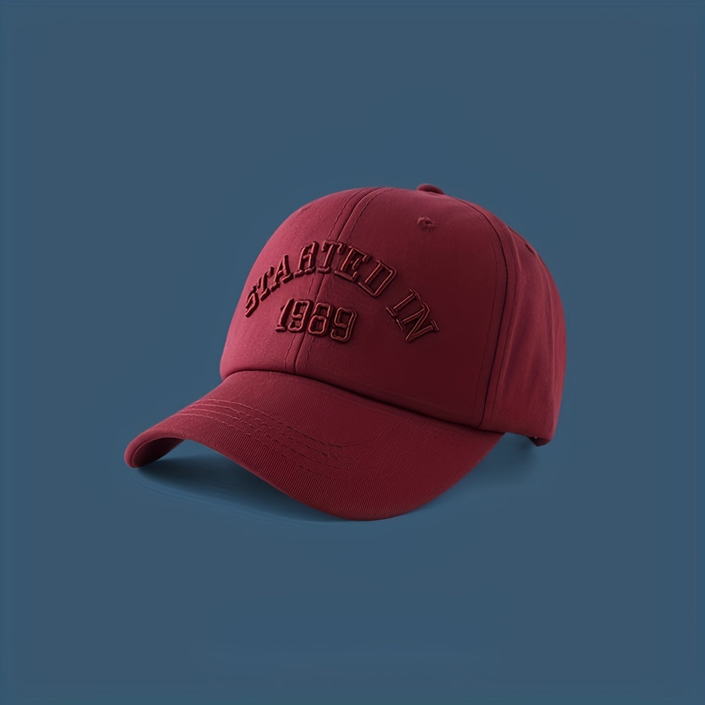 Embroidery Baseball Cap Peaked Cap Duck Tongue Cap For Couple