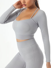 Seamless Workout Sets Crop Top & Leggings Women's Activewear