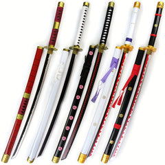 Anime Cosplay Sword Weapon Prop Samurai Wooden Sword Photography Props