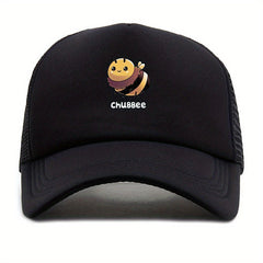 Unisex Sunshade Adjustable Baseball Cap with Bee Pattern