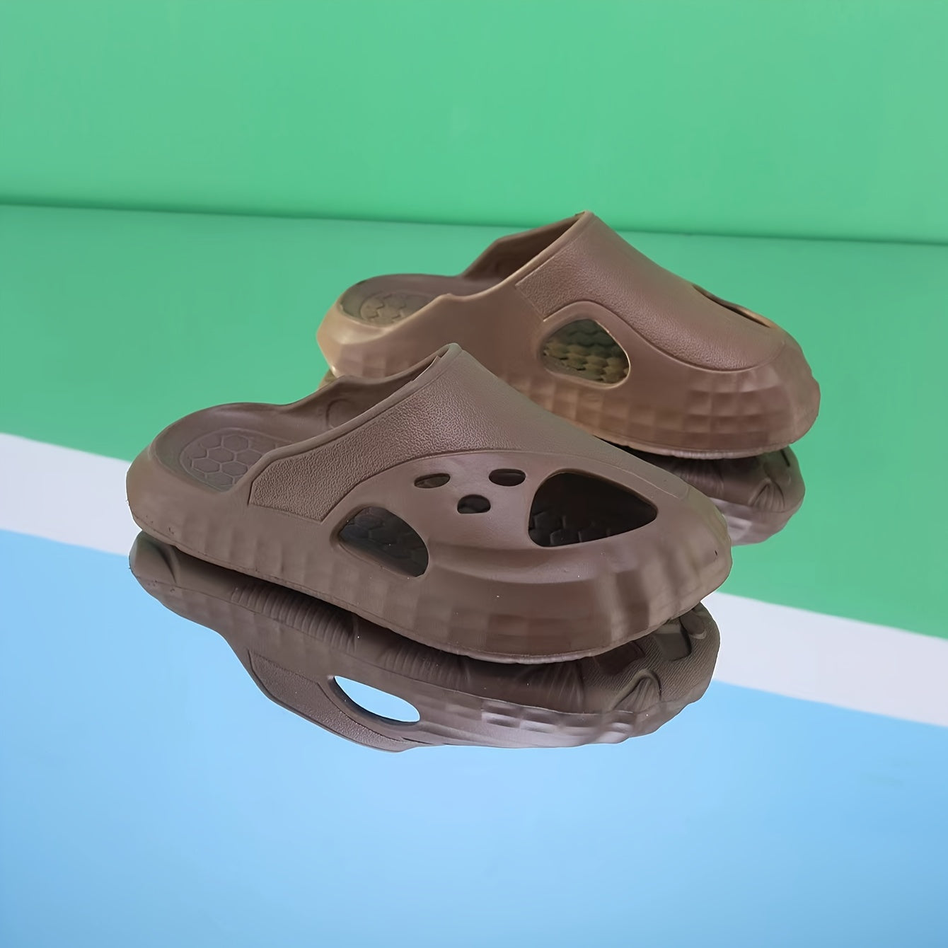 Girls Casual Solid Slippers Lightweight Non-slip Indoor Bathroom Slippers