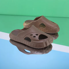 Girls Casual Solid Slippers Lightweight Non-slip Indoor Bathroom Slippers