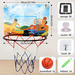 Indoor Wall Mounted Punch Basketball Rack Foldable Basketball Frame