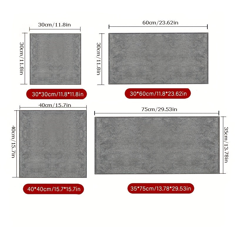 Car Wash Towel Microfiber Double-sided Short Velvet Waxing Rag