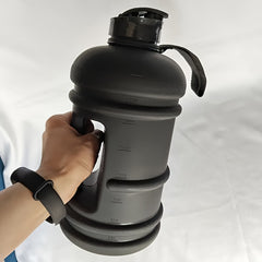 Portable 2.2L Matte Plastic Water Bottle Leakproof Outdoor Fitness Sports