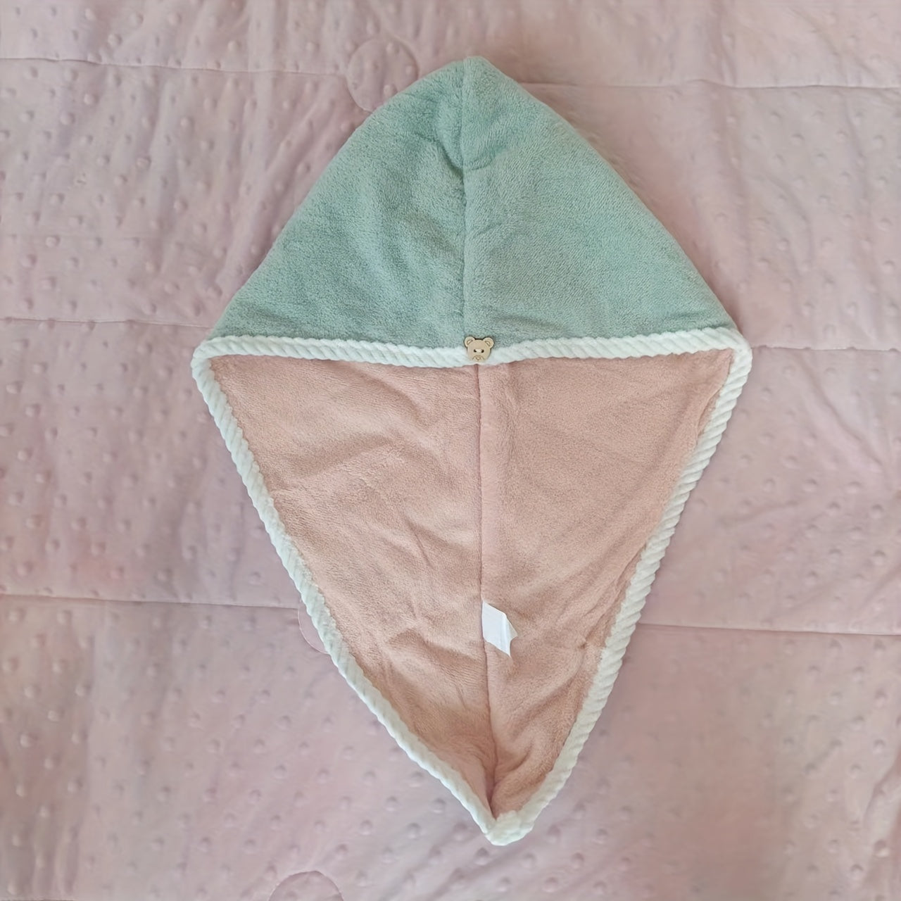 Soft Hair Drying Cap Double layer Thickened Hair Towel