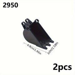 2pcs Excavator Bucket Bricks Toys Compatible with 15265 2951 2950 24120 47508