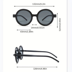 Kids Round Frame Sunglasses For Boys And Girls