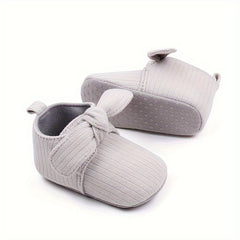 Girl's Slip On Walking Shoes With Bowknot