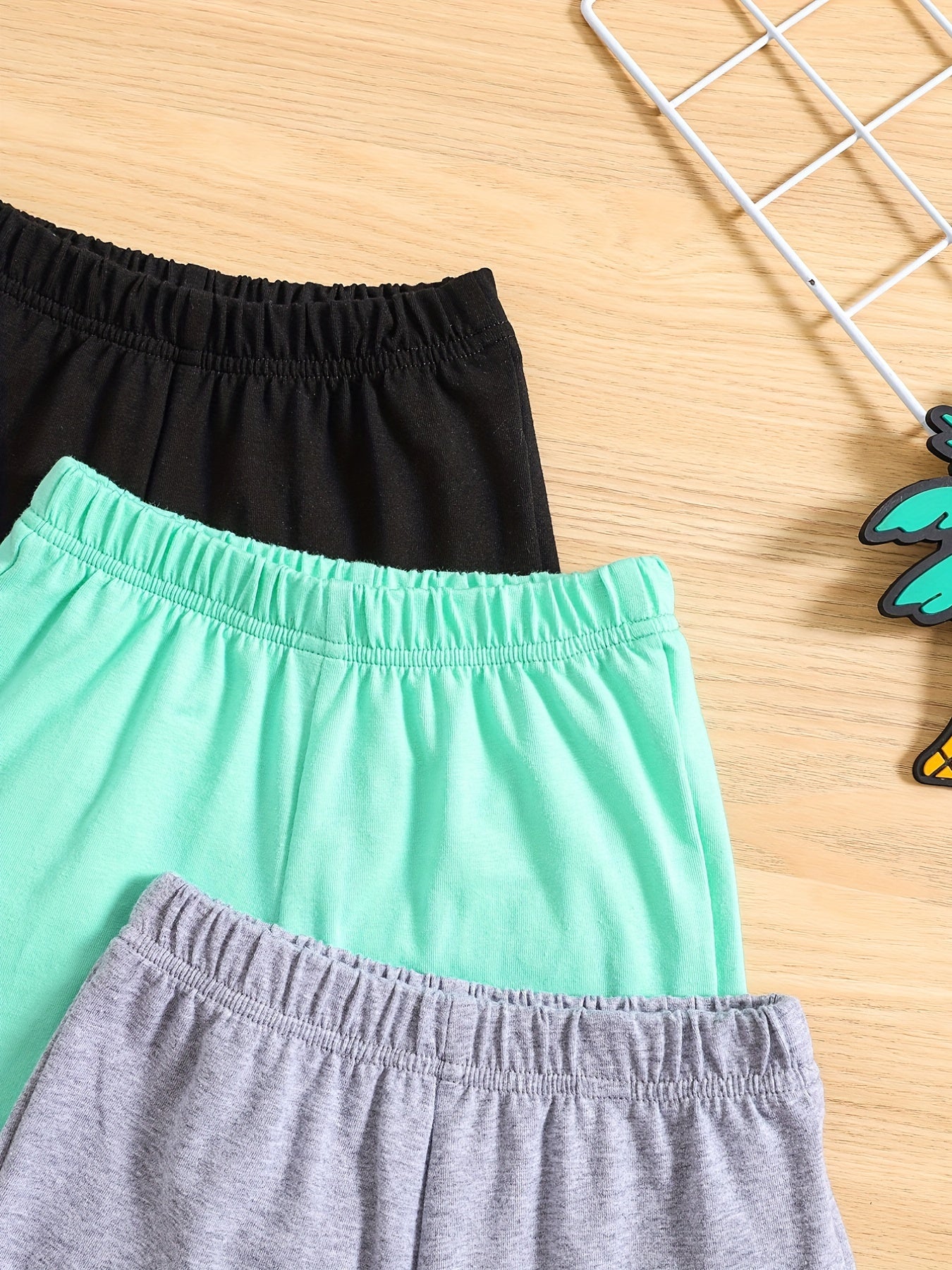 Baby Boy's Casual Shorts 3pcs Outfit