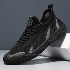 Men's Breathable Sports Shoes Comfortable Non Slip Sneakers for Training