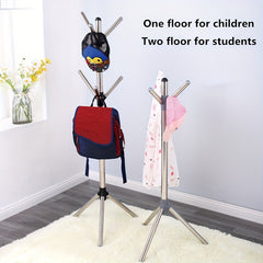 Stainless Steel Coat Rack Floor standing Clothes Hanger