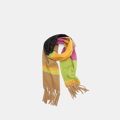 Soft Tassel Scarf Warm Shawl for Autumn & Winter