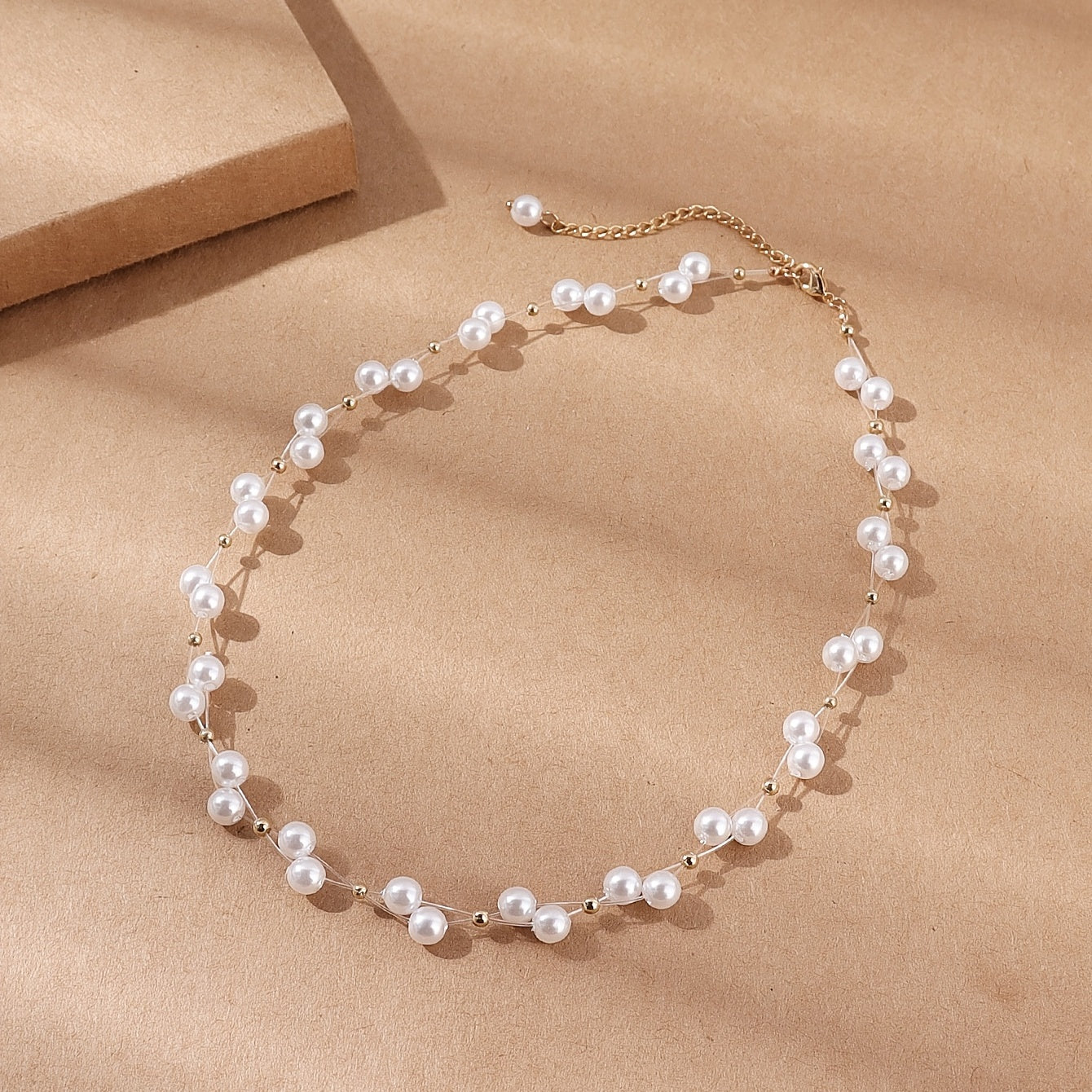 Vintage Pearl Necklace Stylish Necklace Women's Jewelry