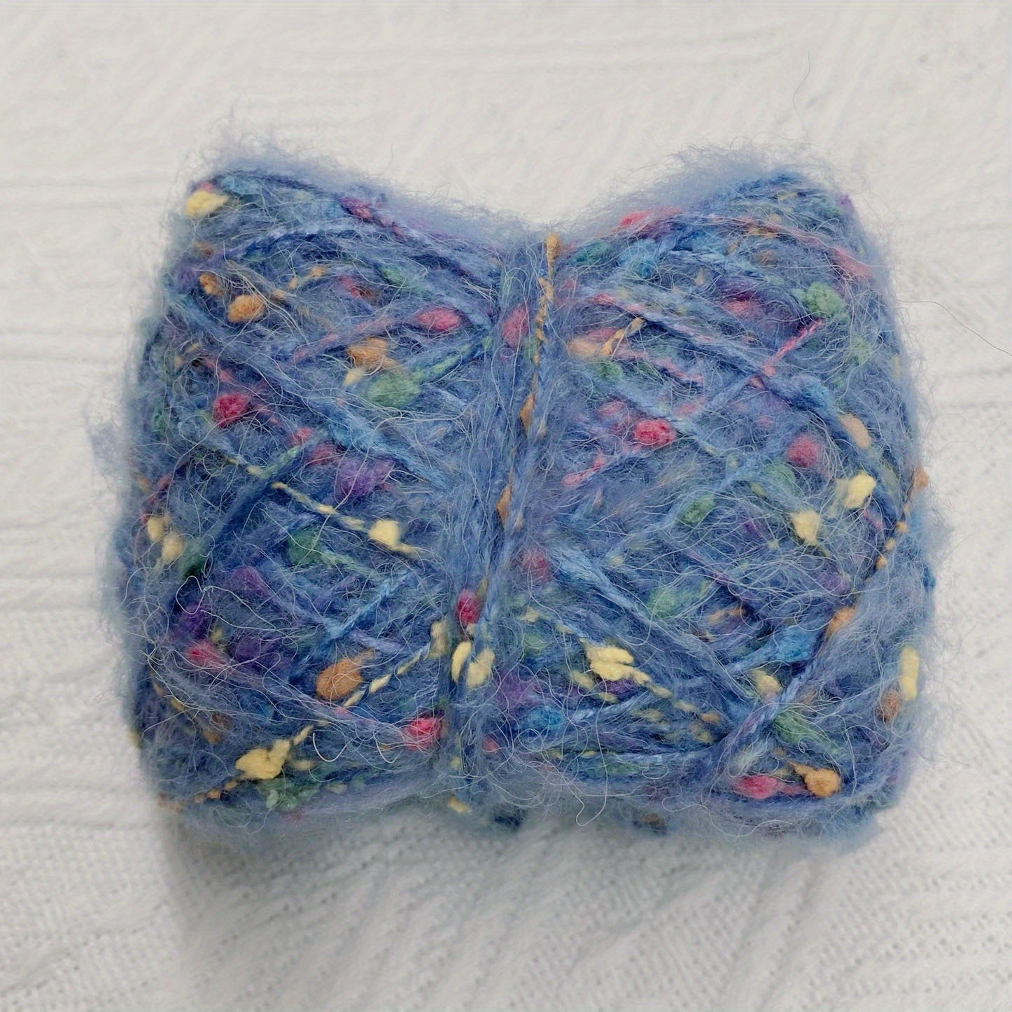 Soft Mohair Yarn With Colorful Dots 50g 100m
