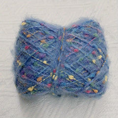 Soft Mohair Yarn With Colorful Dots 50g 100m