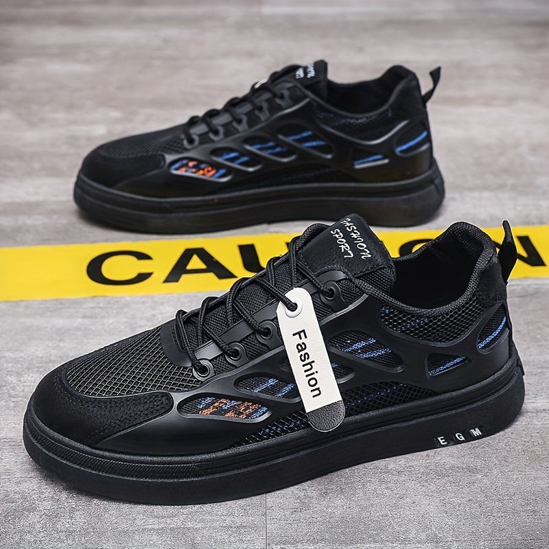 Men's Skate Shoes Lace up Sneakers Breathable