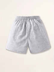 Girls Butterfly Print Casual Sweat Shorts Elastic Waist Work Out Shorts