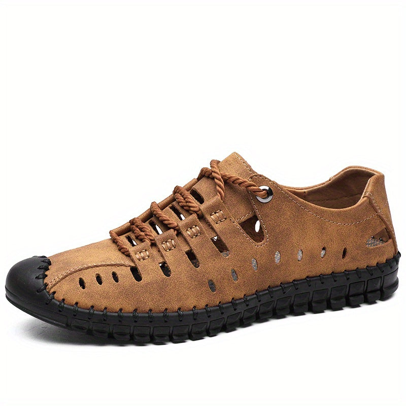 Men's Casual Breathable Lace-up Walking Shoes