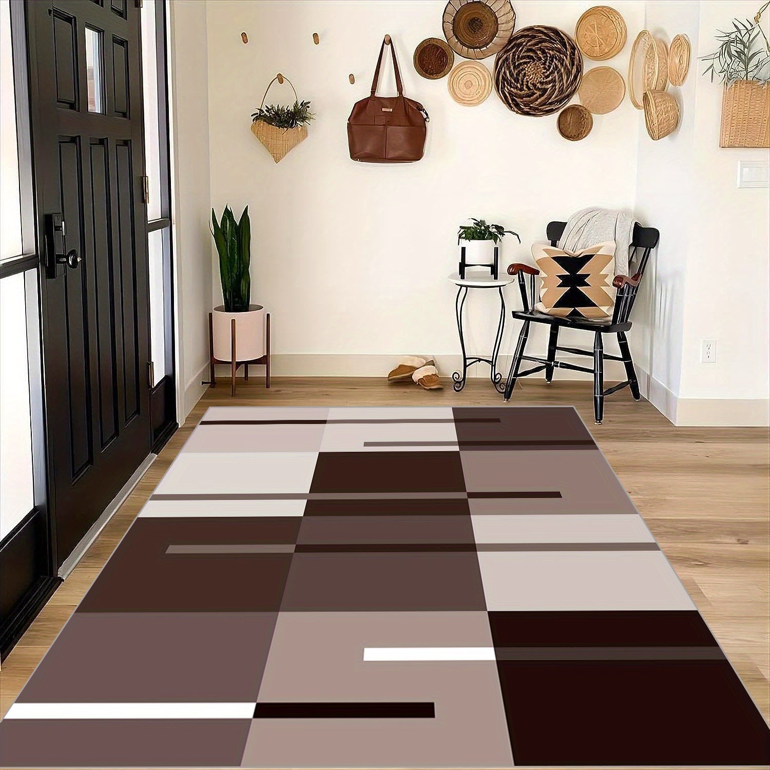 Nordic Geometric Carpet for Living Room Bedroom Dining Office Area
