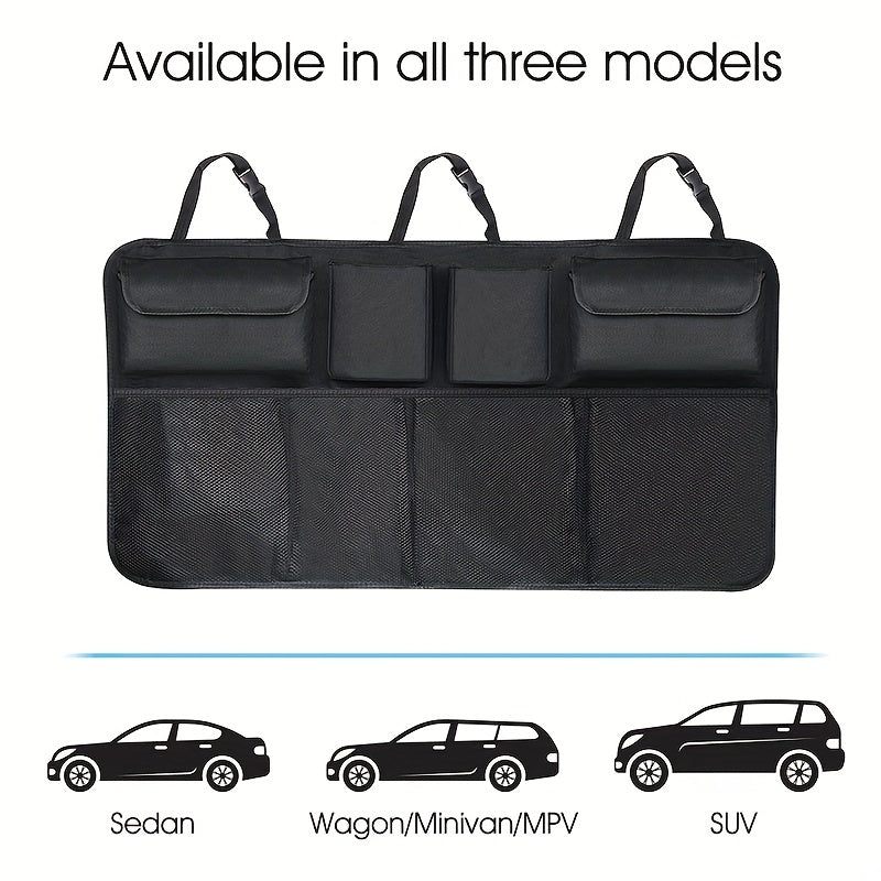 Car Trunk Storage Bag Oxford Cloth Hanging Bag Foldable Debris Storage
