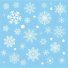 Snowflake Window Stickers Christmas Decor Ultra thin Waterproof