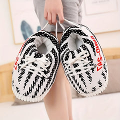 Women's Funny Plush Slip-On Sneakers