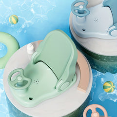 Baby Bath Seat Soft Mat with 4 Secure Suction Cups