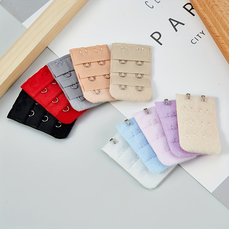 10 Pcs Bra Strap Extenders 2 Hooks Adjustable Bra Band Buckle