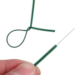 100pcs 12 Wire Twist Plant Ties Nose Clips DIY Plastic Garden Support