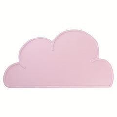 Cloud Style Pet Food Mat Waterproof & Non Slip Silicone Table Mat