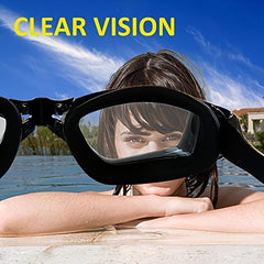 2 Pack Adult Swimming Goggles No Leaking Anti Fog UV Protection Swim Glasses