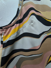 Women's Plus Print Round Neck Tank Dress