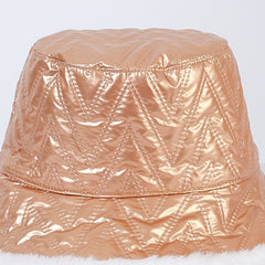 Reversible Thermal Bucket Hat Plush Winter Keep Warm Basin