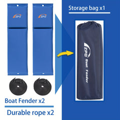 ZPO Boat Fender 2 Pack with Ropes 60 96X15 24X6