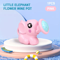 Elephant Shower Kettle Bath Toy Pink Non-Toxic for Kids