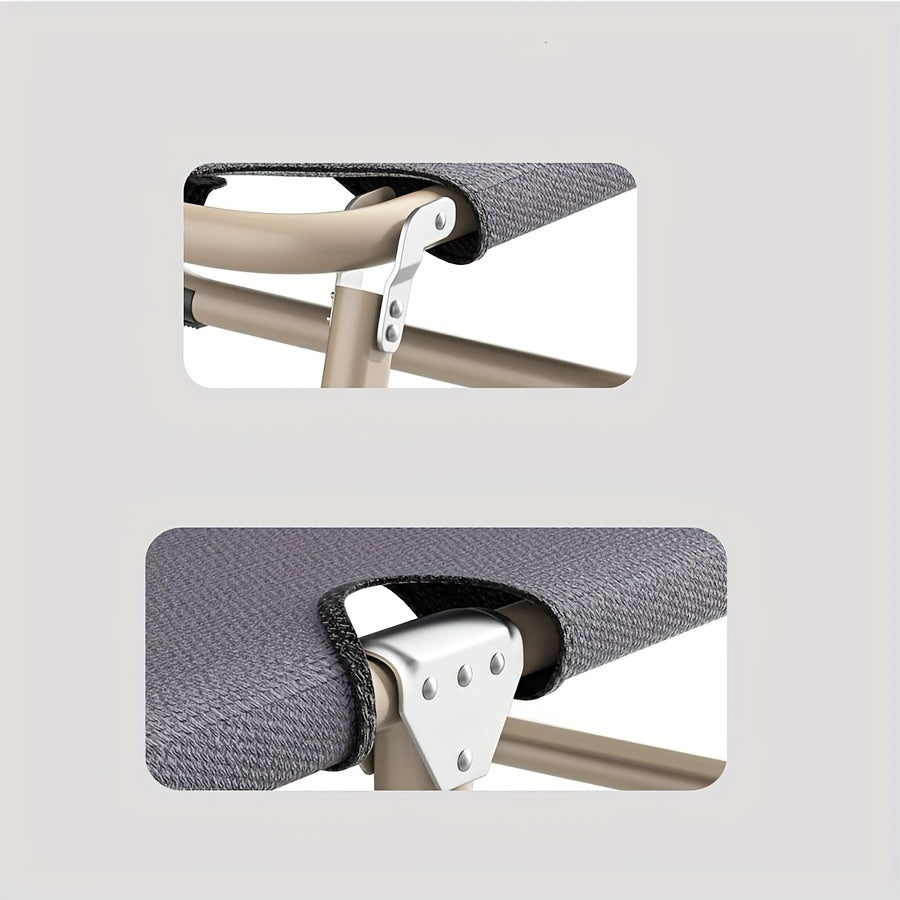Portable Folding Bed & Recliner Chair for Camping, Beach & Picnic