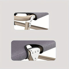Portable Folding Bed & Recliner Chair for Camping, Beach & Picnic