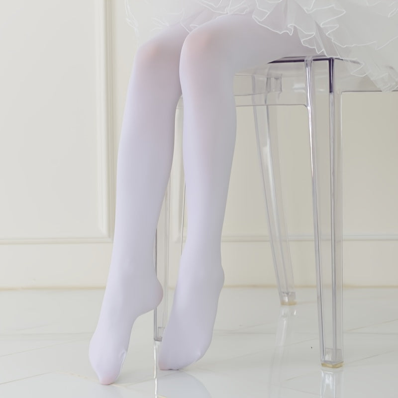 Girl's Knitted Ballet Tights Soft Dance Pants Ballerina Latin Dancer Wear