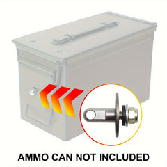 Lockable Ammo Box Hardware Kit 50 Cal Fat Screw Washers Storage Toolbox